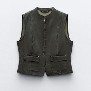 Zara vest top